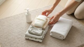 お風呂セットの準備