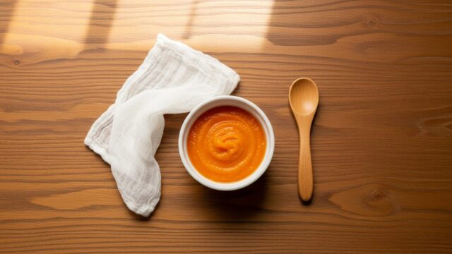 離乳食の野菜ペースト