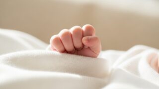 赤ちゃんの手